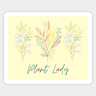 Plant Lady Magnet